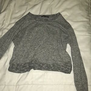 long sleeve crop top